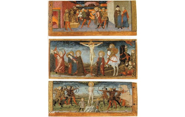 Tre Frammenti di Predella della Pala di Montisi