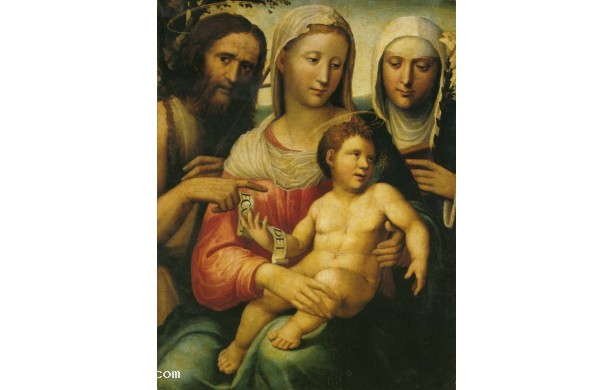 Madonna col Bambino, San Giovanni Battista e Santa Caterina