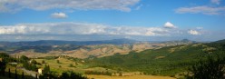 Panorama verso la Valdorcia