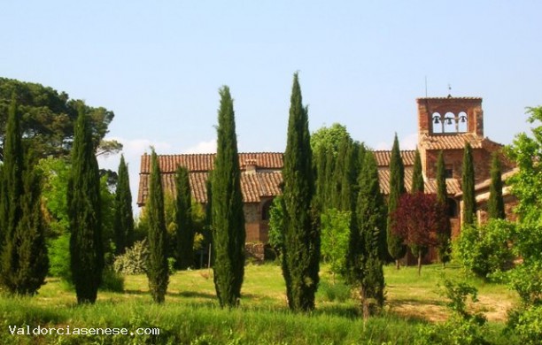 Castelli e ville nel territorio di Montalcino